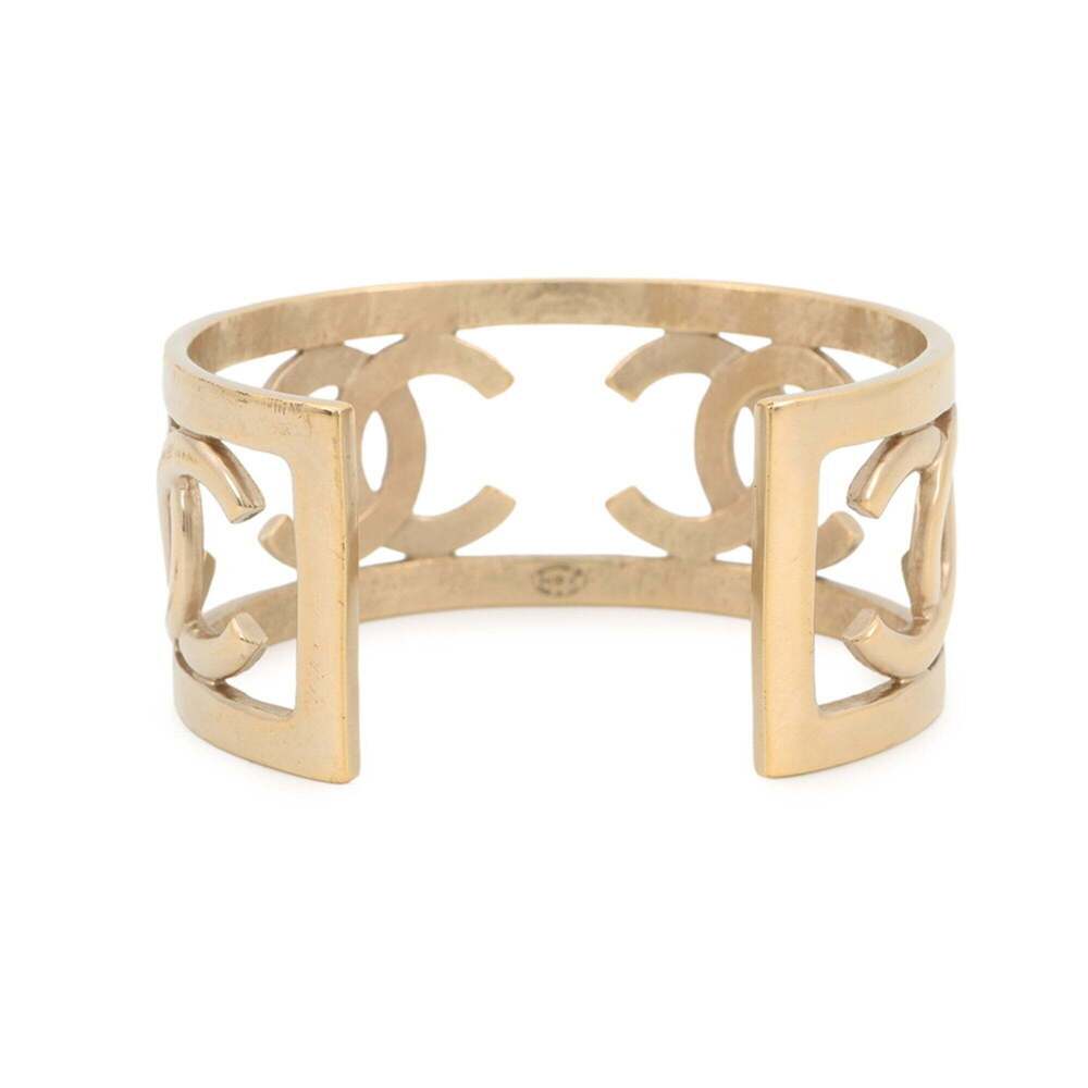 CHANEL Gold Logo Bracelet - Picture 3 of 12
